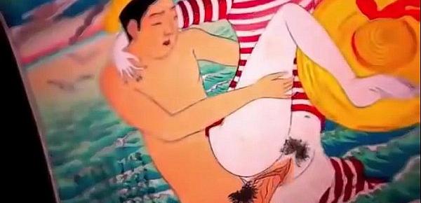  Antique Girls ● BBC Shunga Art  History Japanese paintings and prints Documentary 2016